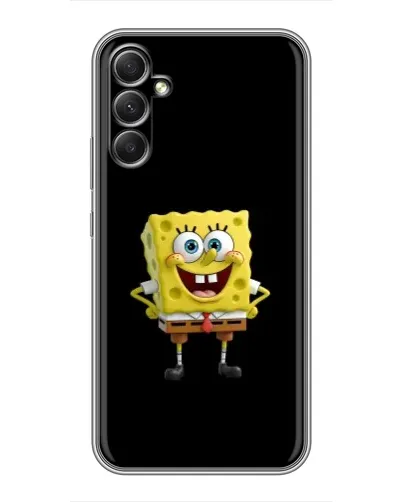 Чехол для Samsung Galaxy A34 с картинкой «Классический Губка Боб»