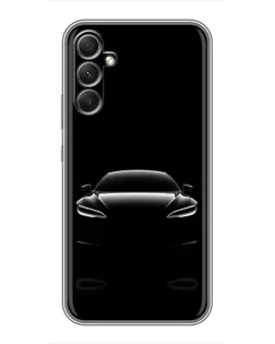 Чохол для Samsung Galaxy A34 з картинкою «Силует Tesla Night» Чохол для Samsung Galaxy A34 з картинкою «Силует Tesla Night»