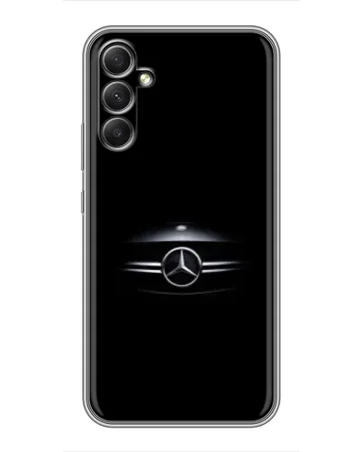 Чехол для Samsung Galaxy A34 с картинкой «Mercedes — абстрактные линии»