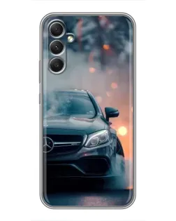 Чохол для Samsung Galaxy A34 з картинкою «Mercedes — нічне місто» Чохол для Samsung Galaxy A34 з картинкою «Mercedes — нічне місто»