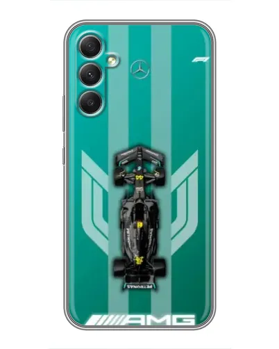 Чехол для Samsung Galaxy A34 с картинкой «Mercedes AMG Petronas»