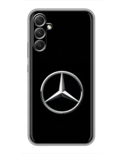 Чехол для Samsung Galaxy A34 с картинкой «Mercedes классический лого»