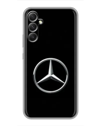 Чехол для Samsung Galaxy A34 с картинкой «Mercedes классический лого»