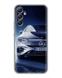 Чехол для Samsung Galaxy A34 с картинкой «Mercedes EQ — будущее»