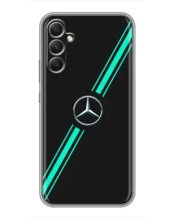 Чехол для Samsung Galaxy A34 с картинкой «Спортивные линии Mercedes» Чехол для Samsung Galaxy A34 с картинкой «Спортивные линии Mercedes»