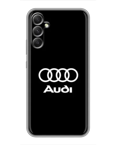 Чехол для Samsung Galaxy A34 с картинкой «Классическое лого Audi»