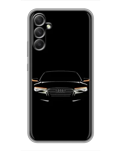 Чехол для Samsung Galaxy A34 с картинкой «Audi — ночной контур»