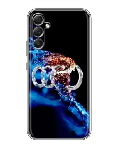 Чехол для Samsung Galaxy A34 с картинкой «Энергия лого Audi»