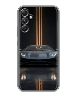 Чохол для Samsung Galaxy A34 з картинкою «Lamborghini золоті лінії» Чохол для Samsung Galaxy A34 з картинкою «Lamborghini золоті лінії»