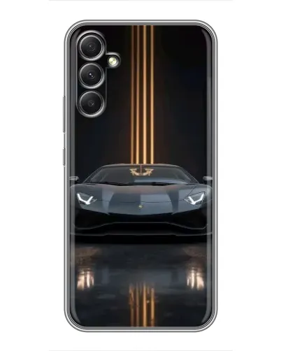 Чехол для Samsung Galaxy A34 с картинкой «Lamborghini золотые линии» Чехол для Samsung Galaxy A34 с картинкой «Lamborghini золотые линии»