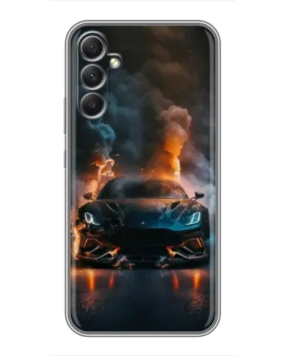 Чехол для Samsung Galaxy A34 с картинкой «Lamborghini дымная эстетика» Чехол для Samsung Galaxy A34 с картинкой «Lamborghini дымная эстетика»