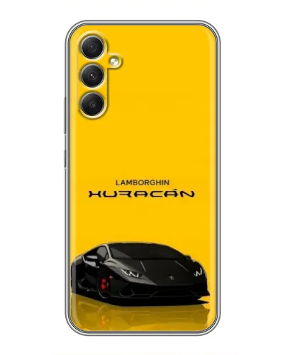 Чехол для Samsung Galaxy A34 с картинкой «Lamborghini Huracan черный» Чехол для Samsung Galaxy A34 с картинкой «Lamborghini Huracan черный»
