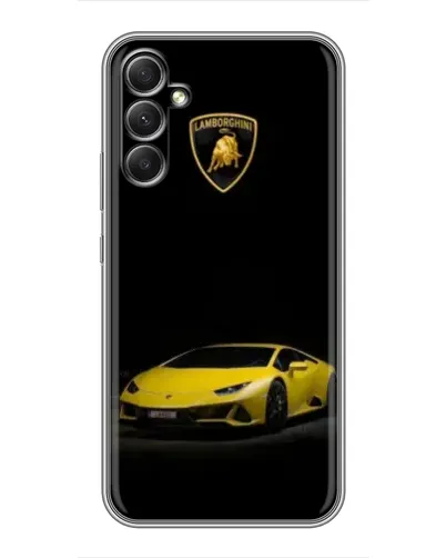 Чехол для Samsung Galaxy A34 с картинкой «Lamborghini желтый акцент» Чехол для Samsung Galaxy A34 с картинкой «Lamborghini желтый акцент»
