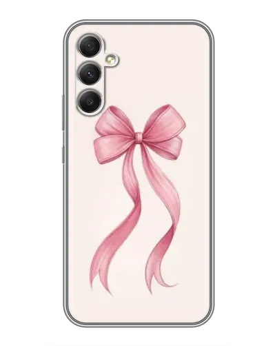 Чехол для Samsung Galaxy A34 с картинкой «Розовый бант»