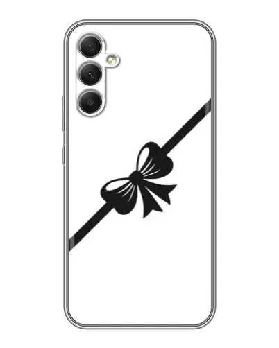 Чехол для Samsung Galaxy A34 с картинкой «Диагональный бант»