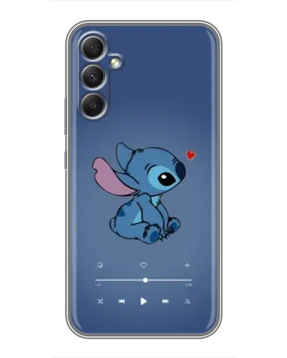 Чехол для Samsung Galaxy A34 с картинкой «Музыкальный Stitch» Чехол для Samsung Galaxy A34 с картинкой «Музыкальный Stitch»