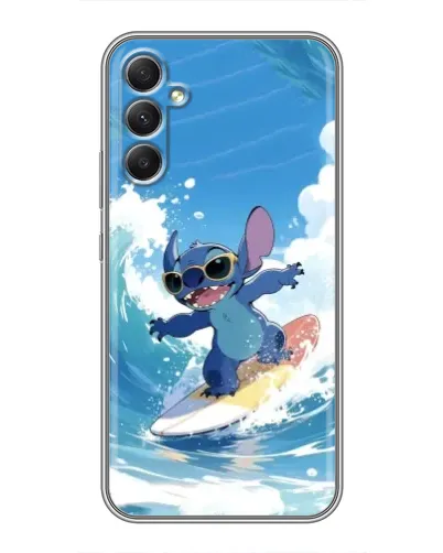 Чехол для Samsung Galaxy A34 с картинкой «Стич на волне» Чехол для Samsung Galaxy A34 с картинкой «Стич на волне»