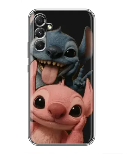 Чехол для Samsung Galaxy A34 с картинкой «Стич и Ангел» Чехол для Samsung Galaxy A34 с картинкой «Стич и Ангел»