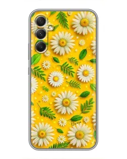Чохол для Samsung Galaxy A34 з картинкою «Ромашкове сонце»