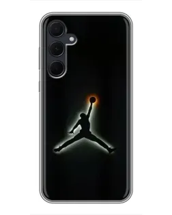 Чехол для Samsung Galaxy A35 (5G) с картинкой «Jordan Gradient Logo»