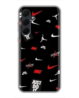 Чохол для Samsung Galaxy A35 (5G) з картинкою «Nike Mix Pattern»