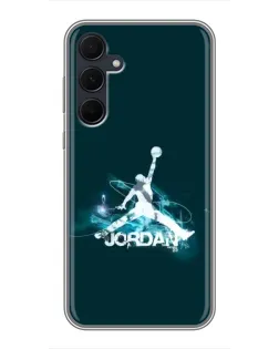 Чохол для Samsung Galaxy A35 (5G) з картинкою «Jordan Blue Fire»