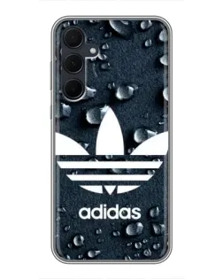 Чехол для Samsung Galaxy A35 (5G) с картинкой «Adidas Trefoil Blue»