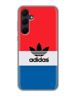 Чехол для Samsung Galaxy A35 (5G) с картинкой «Ретро блоки Adidas»