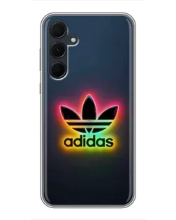 Чехол для Samsung Galaxy A35 (5G) с картинкой «Неоновый Adidas»
