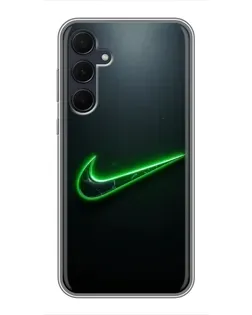 Чохол для Samsung Galaxy A35 (5G) з картинкою «Неоновий контур Nike»