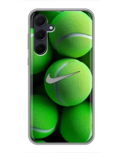 Чехол для Samsung Galaxy A35 (5G) с картинкой «Теннисные мячи Найк» Чехол для Samsung Galaxy A35 (5G) с картинкой «Теннисные мячи Найк»