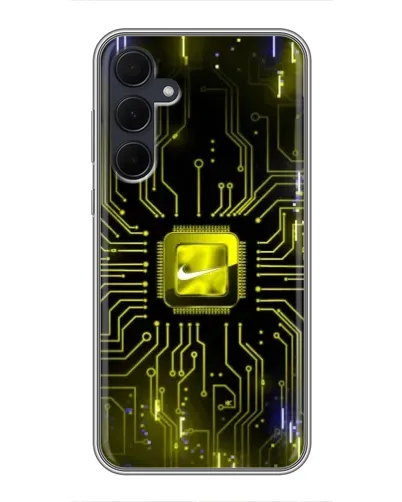 Чехол для Samsung Galaxy A35 (5G) с картинкой «Nike — золотая искра» Чехол для Samsung Galaxy A35 (5G) с картинкой «Nike — золотая искра»