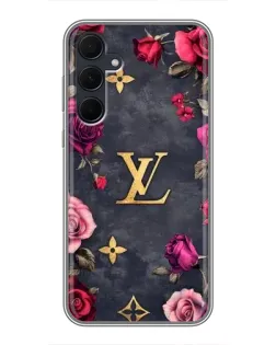 Чехол для Samsung Galaxy A35 (5G) с картинкой «Цветочный Louis Vuitton»