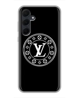 Чехол для Samsung Galaxy A35 (5G) с картинкой «LV — печать стиля»