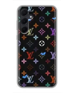 Чехол для Samsung Galaxy A35 (5G) с картинкой «Цветная монограмма LV»