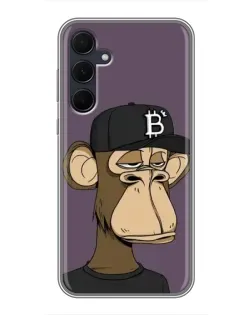 Чехол для Samsung Galaxy A35 (5G) с картинкой «Bored Ape в кепке»