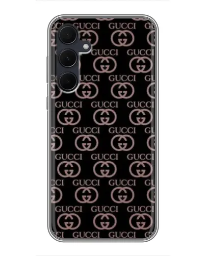 Чехол для Samsung Galaxy A35 (5G) с картинкой «Классическая монограмма Gucci»