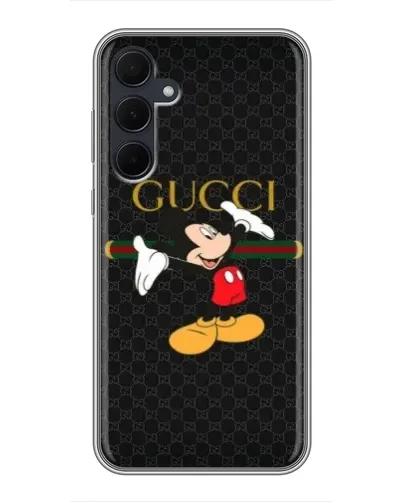 Чехол для Samsung Galaxy A35 (5G) с картинкой «Микки Маус Gucci»