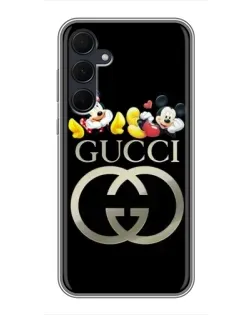 Чехол для Samsung Galaxy A35 (5G) с картинкой «Gucci — герои Disney»