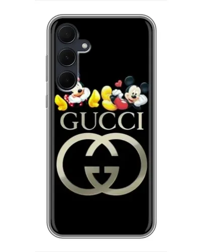 Чехол для Samsung Galaxy A35 (5G) с картинкой «Gucci — герои Disney»
