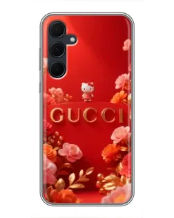 Чехол для Samsung Galaxy A35 (5G) с картинкой «Gucci — золотой сад»