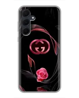 Чехол для Samsung Galaxy A35 (5G) с картинкой «Gucci — неоновая роза»