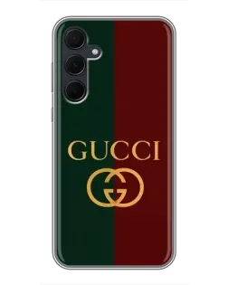 Чохол для Samsung Galaxy A35 (5G) з картинкою «Gucci — темно-зелений градієнт» Чохол для Samsung Galaxy A35 (5G) з картинкою «Gucci — темно-зелений градієнт»