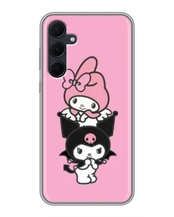 Чехол для Samsung Galaxy A35 (5G) с картинкой «My Melody и Kuromi» Чехол для Samsung Galaxy A35 (5G) с картинкой «My Melody и Kuromi»