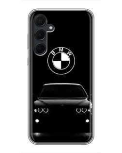 Чехол для Samsung Galaxy A35 (5G) с картинкой «BMW — взгляд из темноты» Чехол для Samsung Galaxy A35 (5G) с картинкой «BMW — взгляд из темноты»