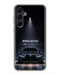 Чехол для Samsung Galaxy A35 (5G) с картинкой «BMW сквозь ночной город» Чехол для Samsung Galaxy A35 (5G) с картинкой «BMW сквозь ночной город»