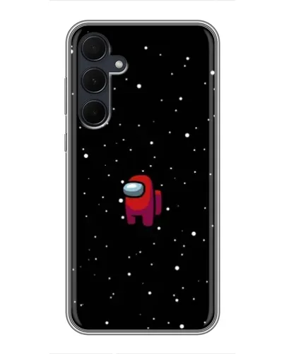 Чехол для Samsung Galaxy A35 (5G) с картинкой «Красный Among Us»