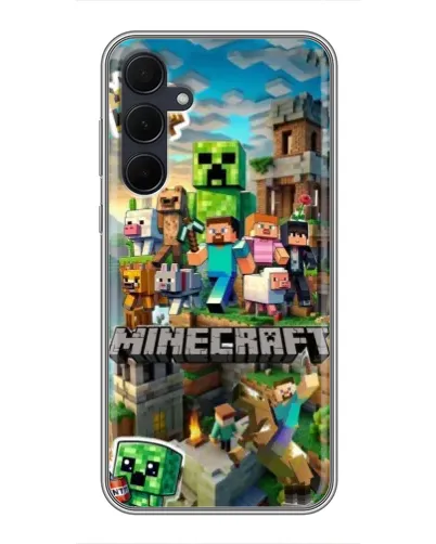 Чехол для Samsung Galaxy A35 (5G) с картинкой «Замок Minecraft» Чехол для Samsung Galaxy A35 (5G) с картинкой «Замок Minecraft»