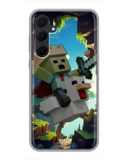 Чохол для Samsung Galaxy A35 (5G) з картинкою «Стів та гусь» Чохол для Samsung Galaxy A35 (5G) з картинкою «Стів та гусь»