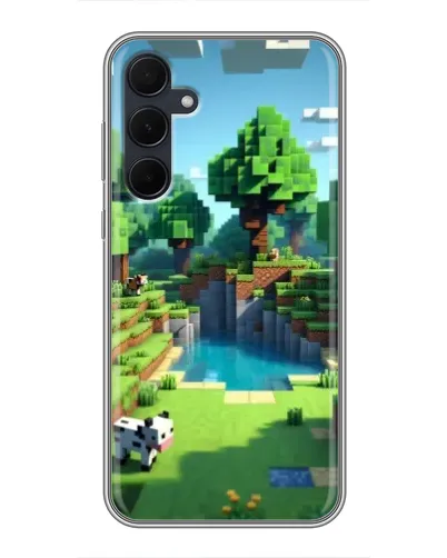 Чехол для Samsung Galaxy A35 (5G) с картинкой «Minecraft летний день» Чехол для Samsung Galaxy A35 (5G) с картинкой «Minecraft летний день»